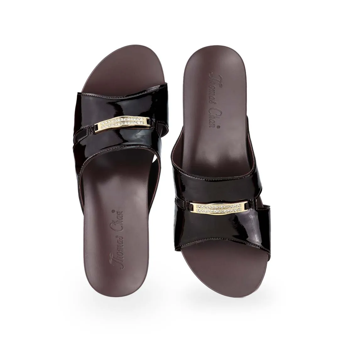 Mini Charm Low Wedge Sandals 2" inch [Arch-legance Series][ODD SIZES LEFT]