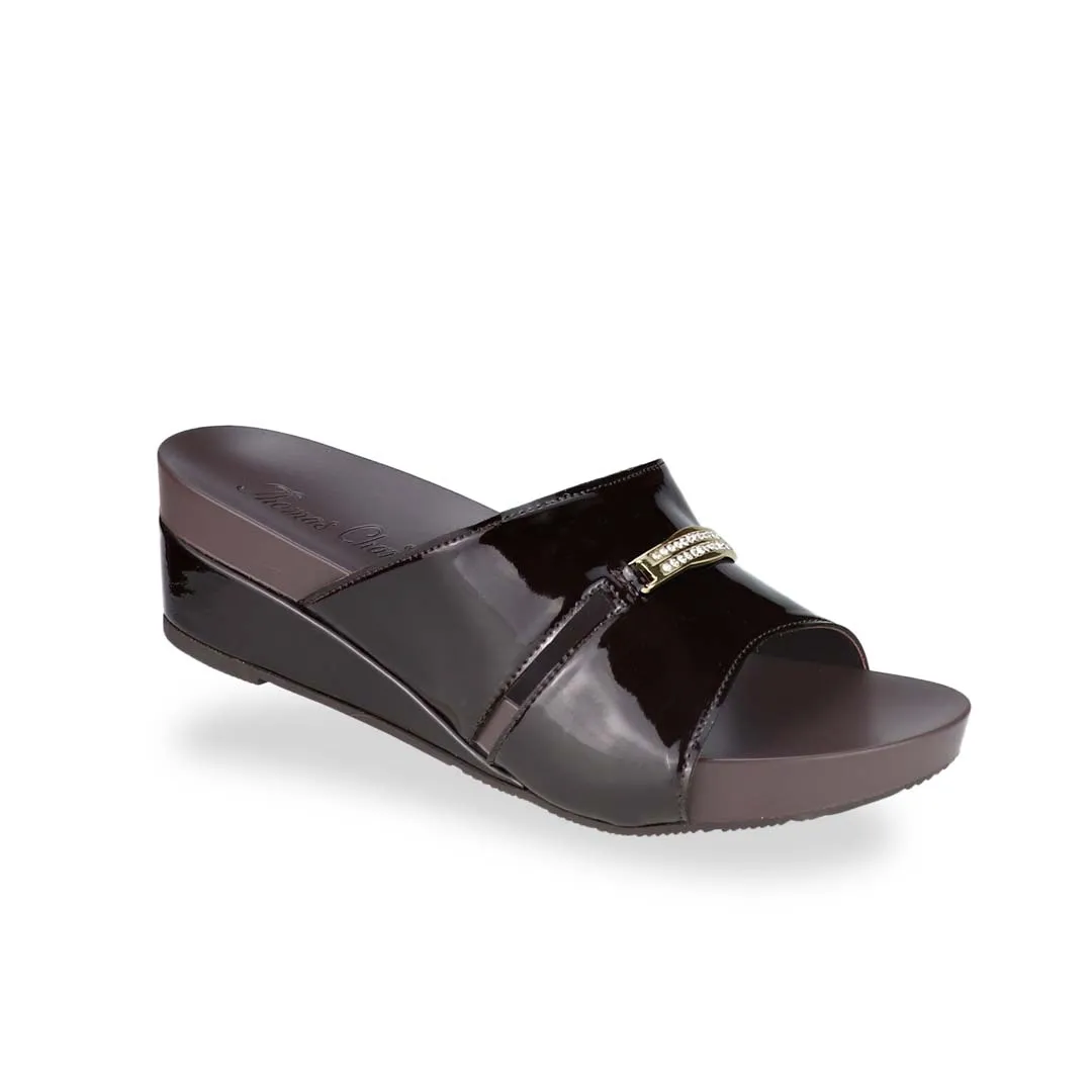 Mini Charm Low Wedge Sandals 2" inch [Arch-legance Series][ODD SIZES LEFT]