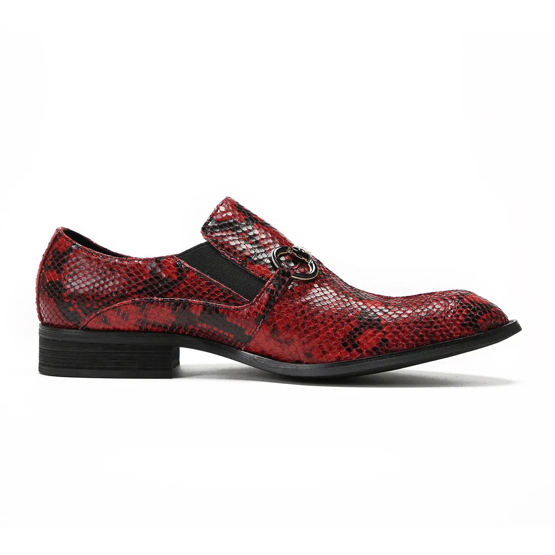 New men's pointed leather shoes British foot dress shoes Cowhide fashion hair stylist shoes loafers lazy shoes