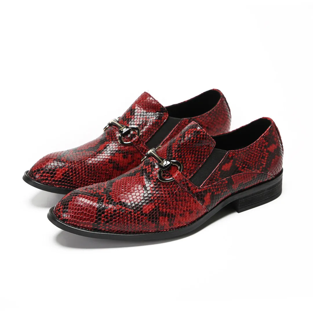 New men's pointed leather shoes British foot dress shoes Cowhide fashion hair stylist shoes loafers lazy shoes