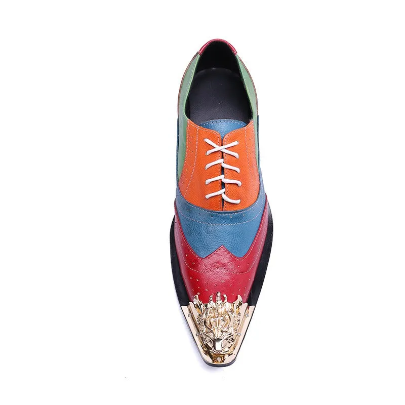 new men's shoes spring formal leather shoes men's genuine leather heightening business men's lace-up British pointed-toe wedding shoes