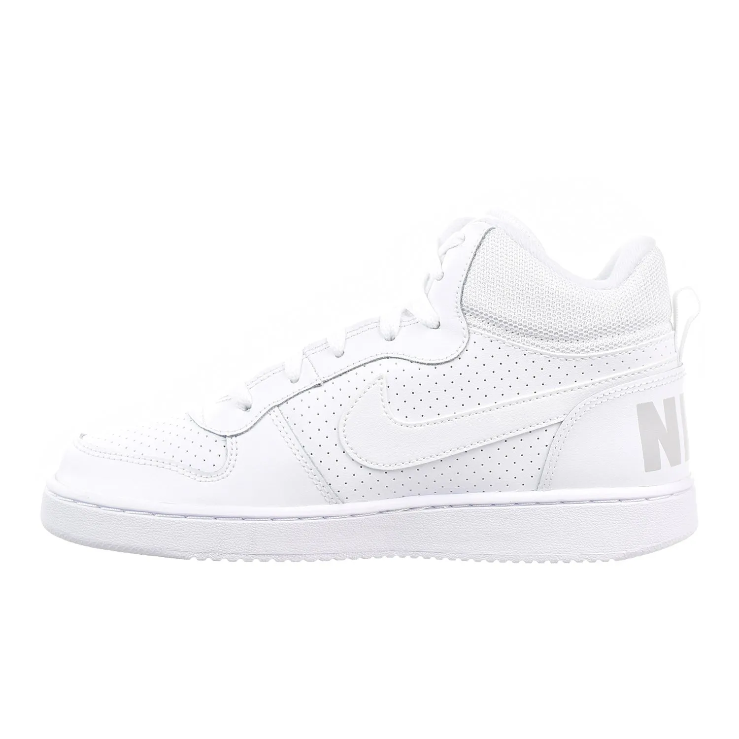 Nike Court Borough Mid Big Kid's Shoes White/White
