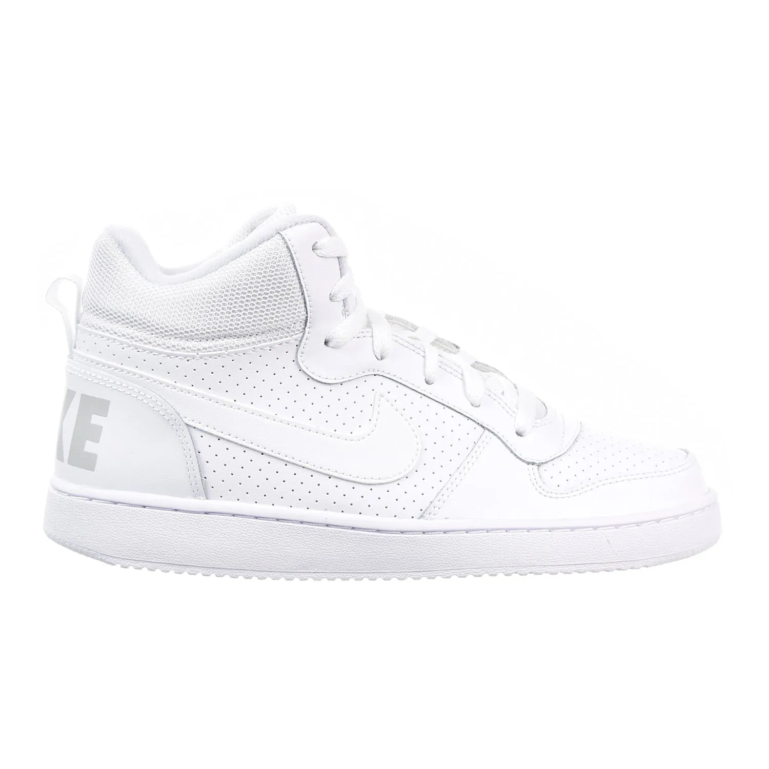 Nike Court Borough Mid Big Kid's Shoes White/White