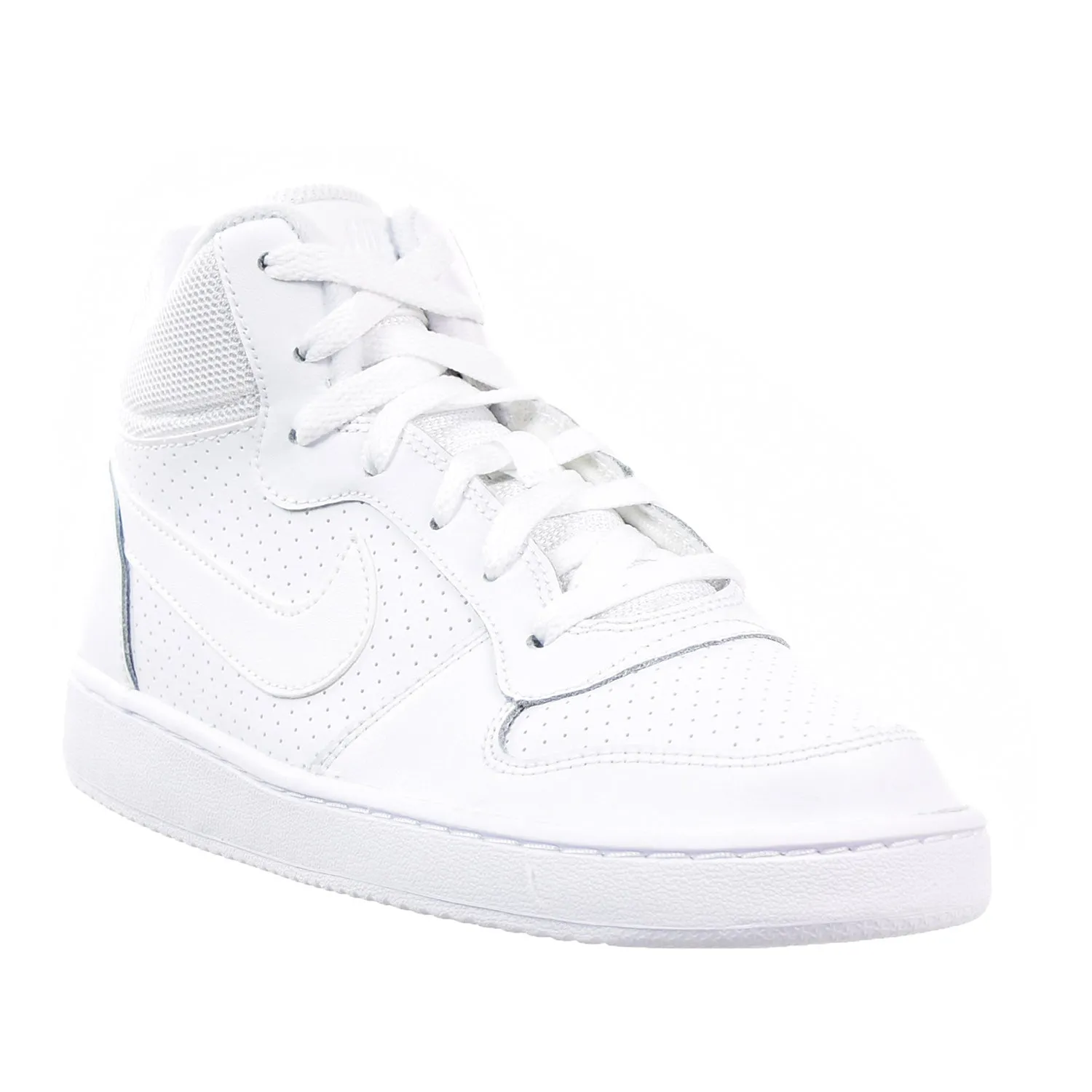 Nike Court Borough Mid Big Kid's Shoes White/White