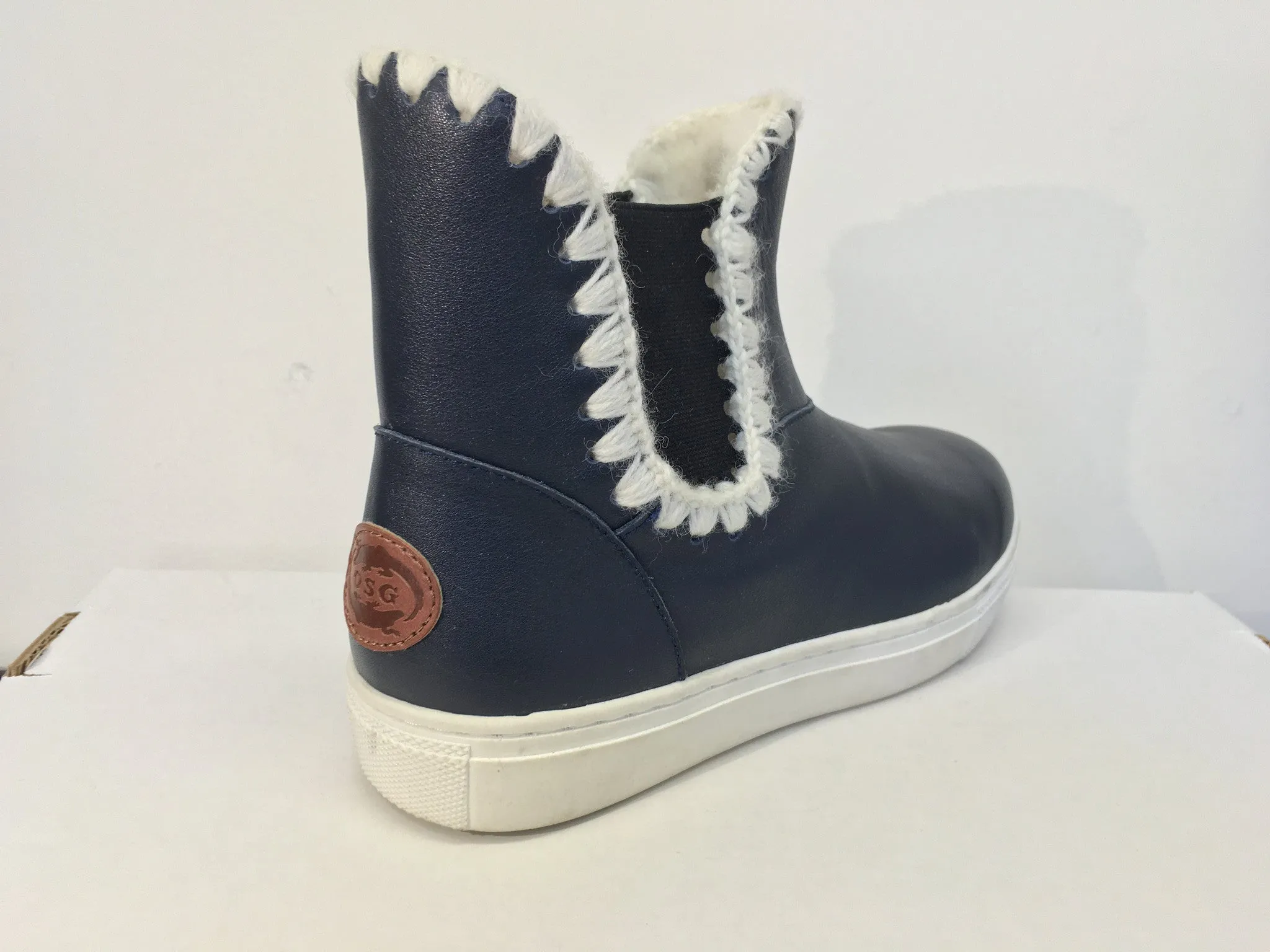 Outback Survival Gear - Women's Juliet Slip-On Leather Sheepskin-Lined Boots