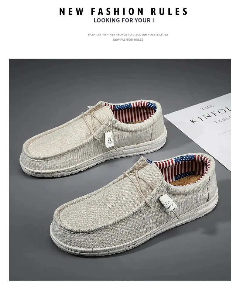 Patriotic slip on boat shoes loafers