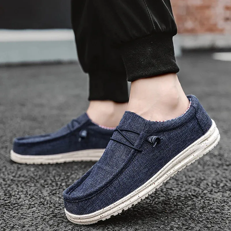 Patriotic slip on boat shoes loafers