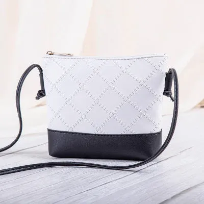 Popular new style women's bag single shoulder crossbody bag embossed rhombus retro bucket bag