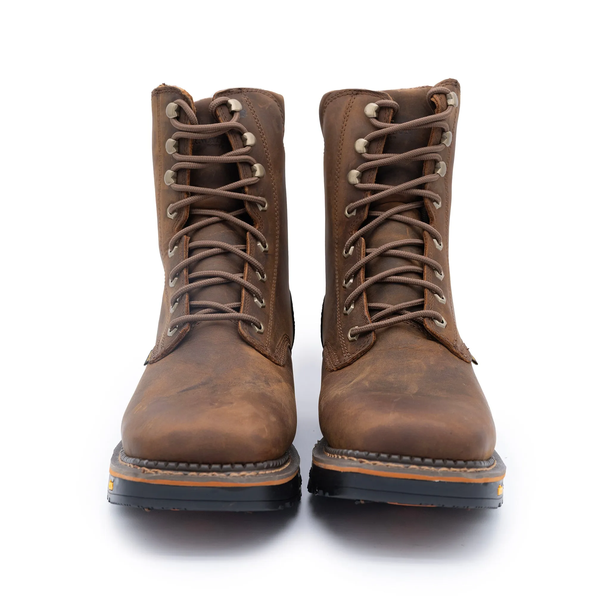 R. Watson 8" Peanut Cowhide Lace Up WP Work Boot