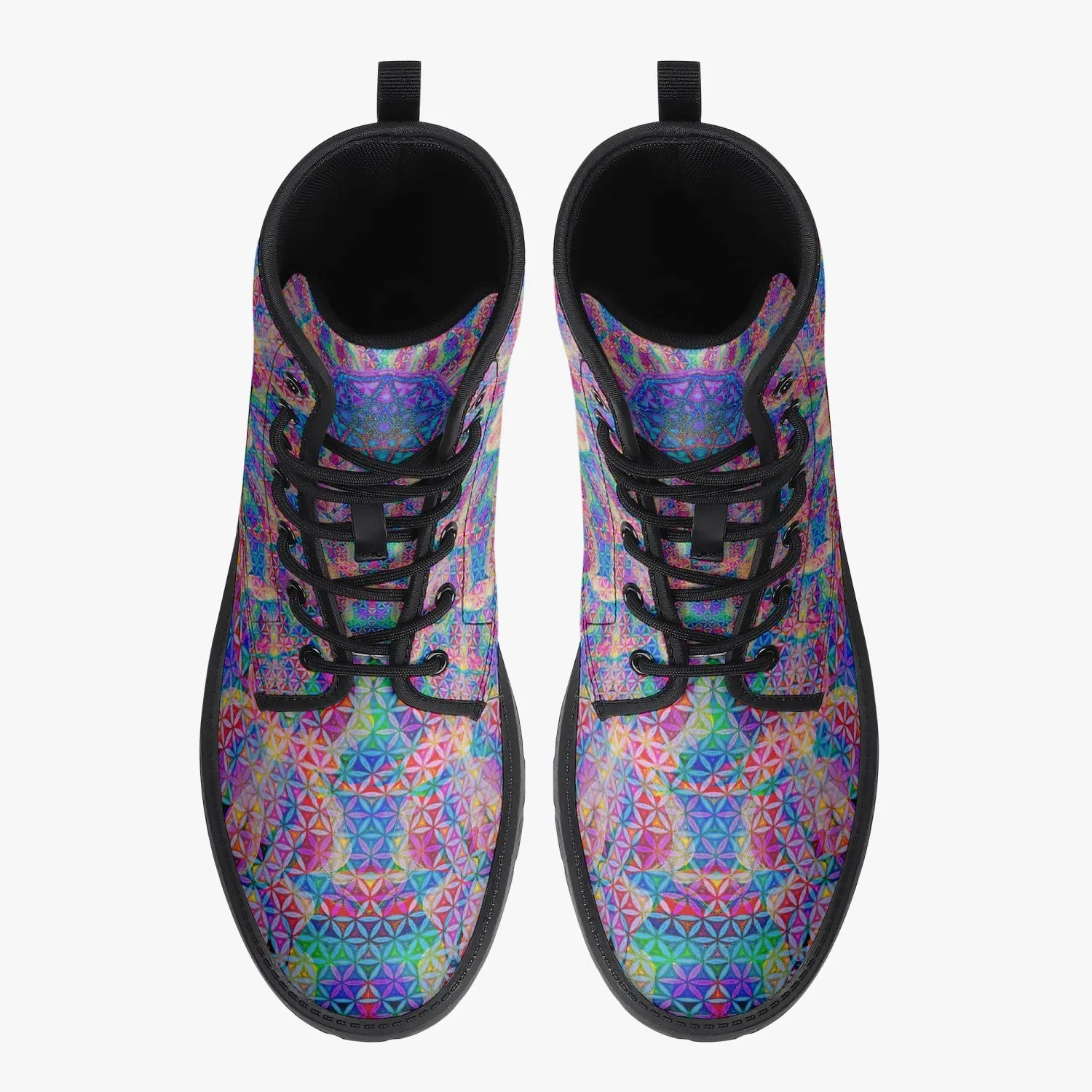 Rainbow Flower of Life Boots