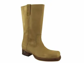 Rare Loblan 637 Tan Leather Men'S Ladies Cowboy Boots Classic Unisex Western