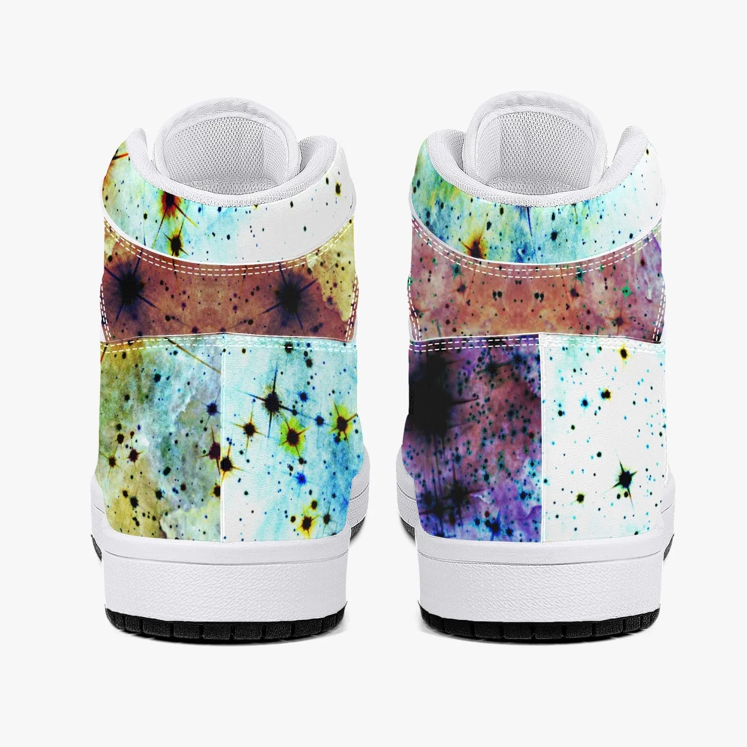 Regail Psychedelic Split-Style High-Top Sneakers