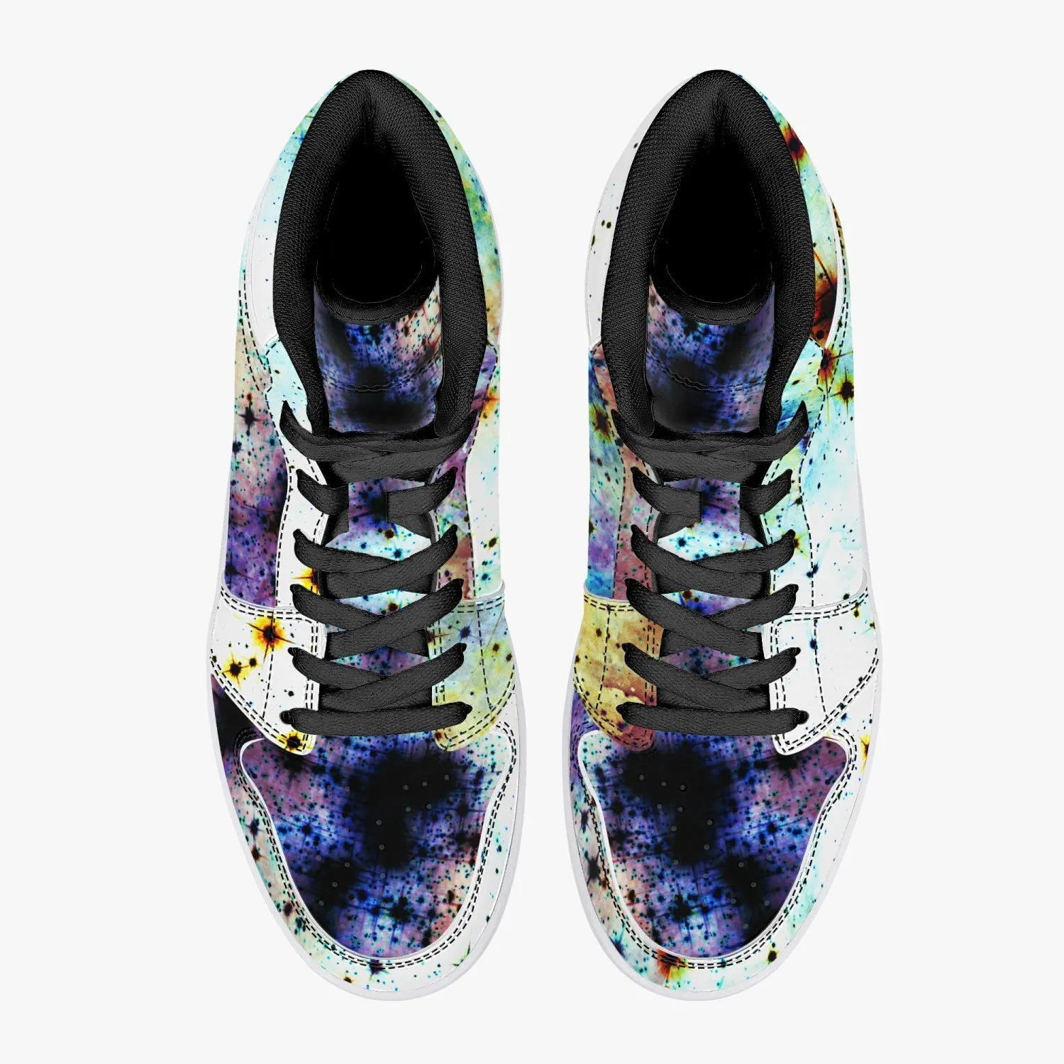 Regail Psychedelic Split-Style High-Top Sneakers