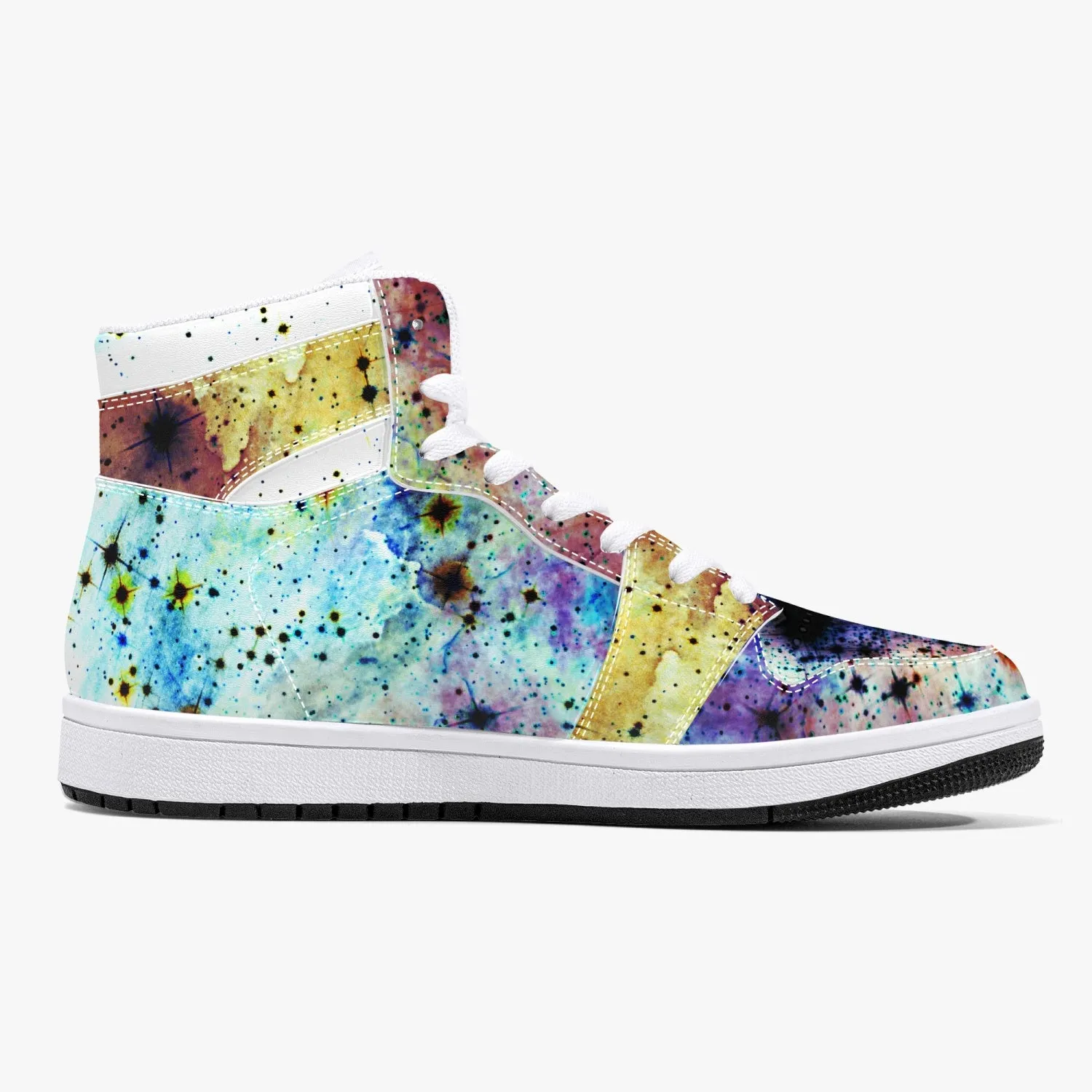 Regail Psychedelic Split-Style High-Top Sneakers