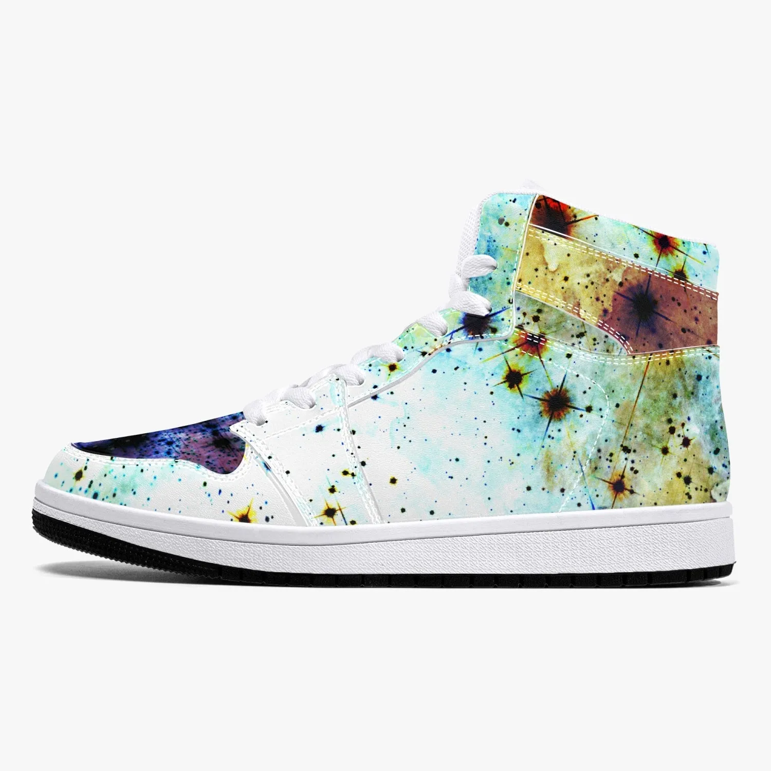Regail Psychedelic Split-Style High-Top Sneakers