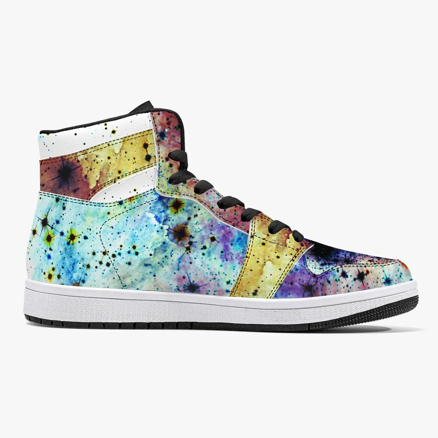 Regail Psychedelic Split-Style High-Top Sneakers