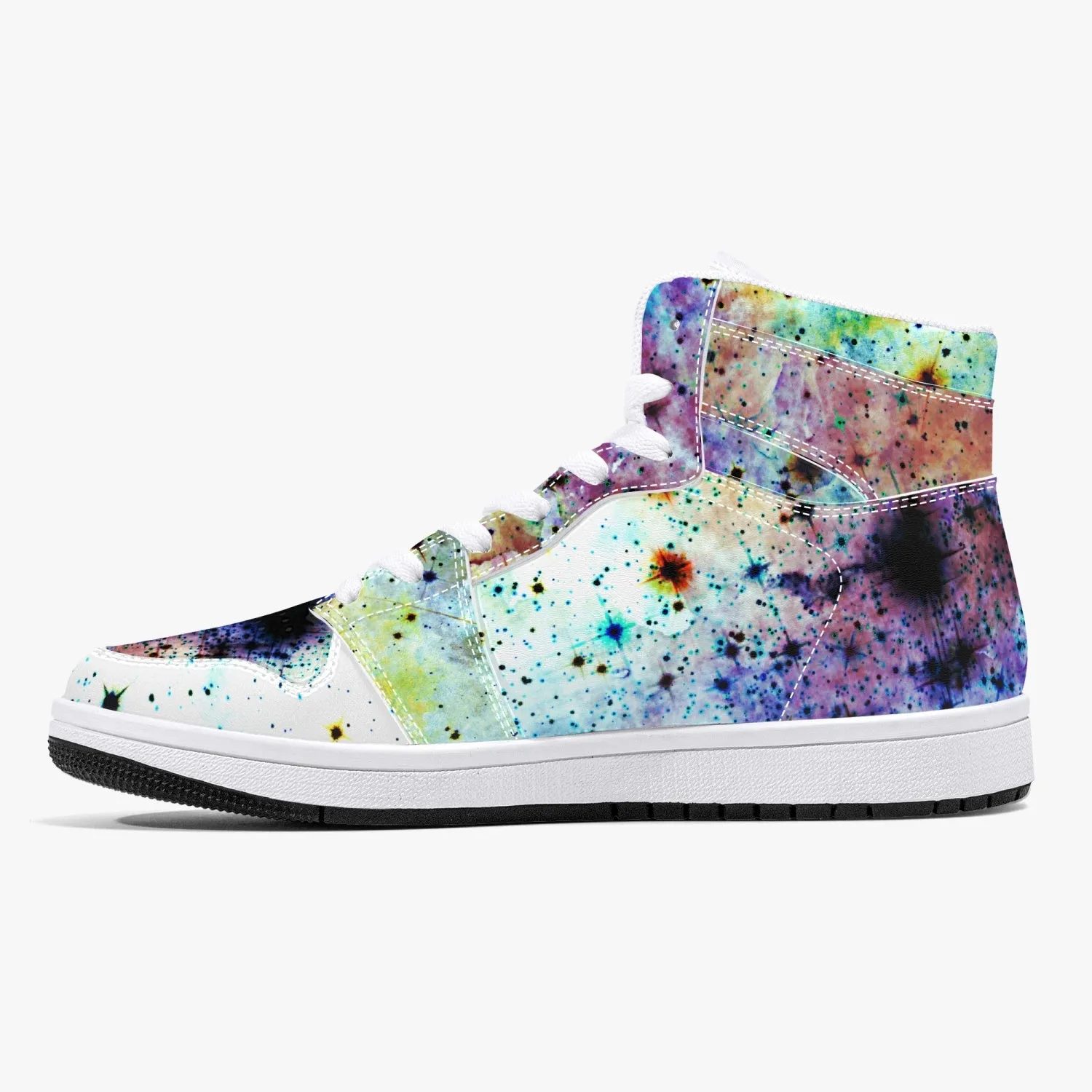 Regail Psychedelic Split-Style High-Top Sneakers