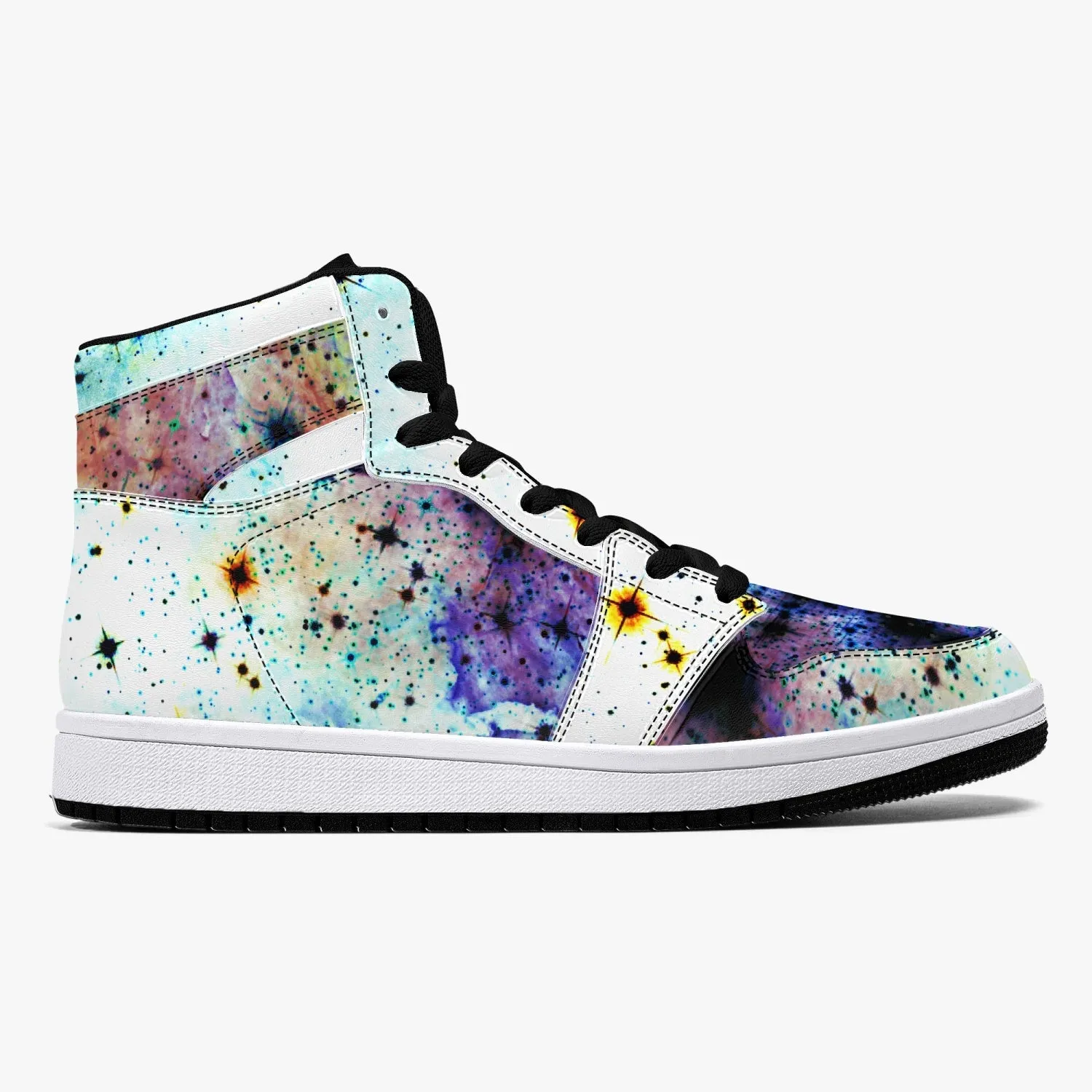 Regail Psychedelic Split-Style High-Top Sneakers