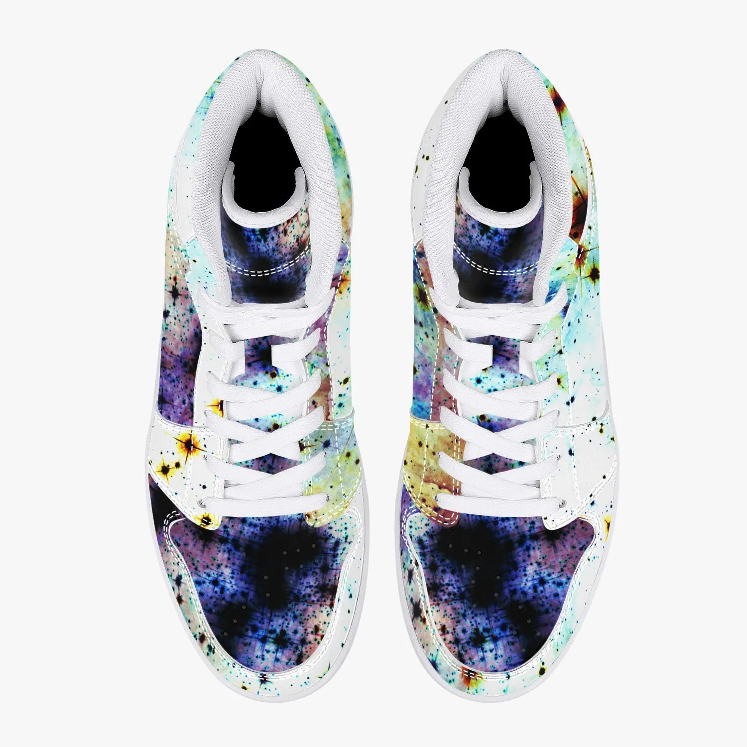 Regail Psychedelic Split-Style High-Top Sneakers