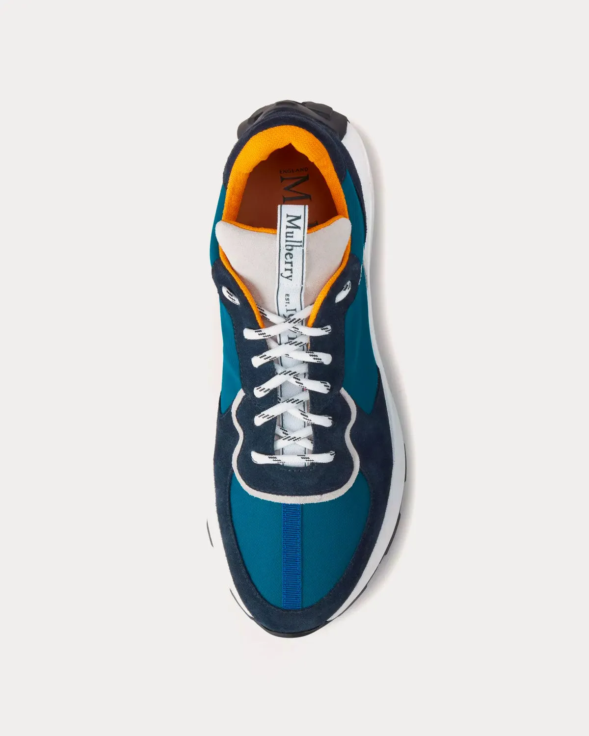 Runner Mixed Material Sapphire / Portobello Blue / Double Yellow Low Top Sneakers