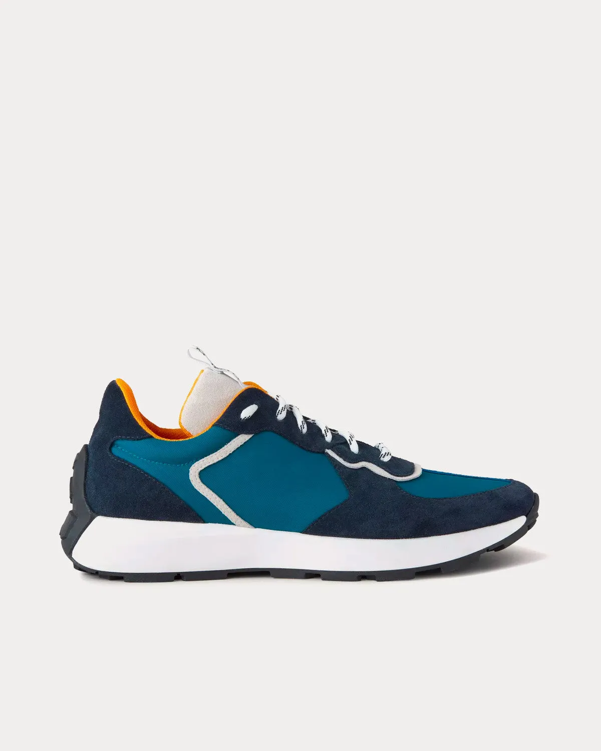 Runner Mixed Material Sapphire / Portobello Blue / Double Yellow Low Top Sneakers