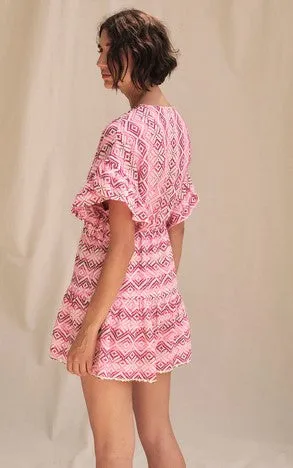 Saylor NYC Deena Dress - Violet Pink