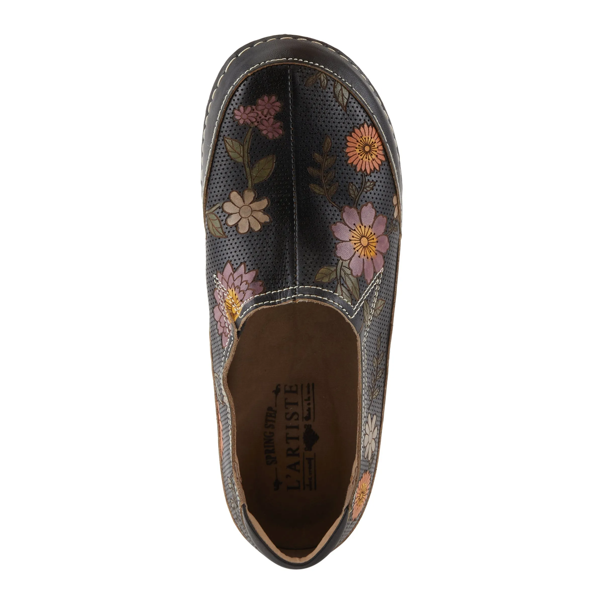 Spring Step Shoes L'Artiste Libora Delite Women's Hand Painted Floral Design Shoes