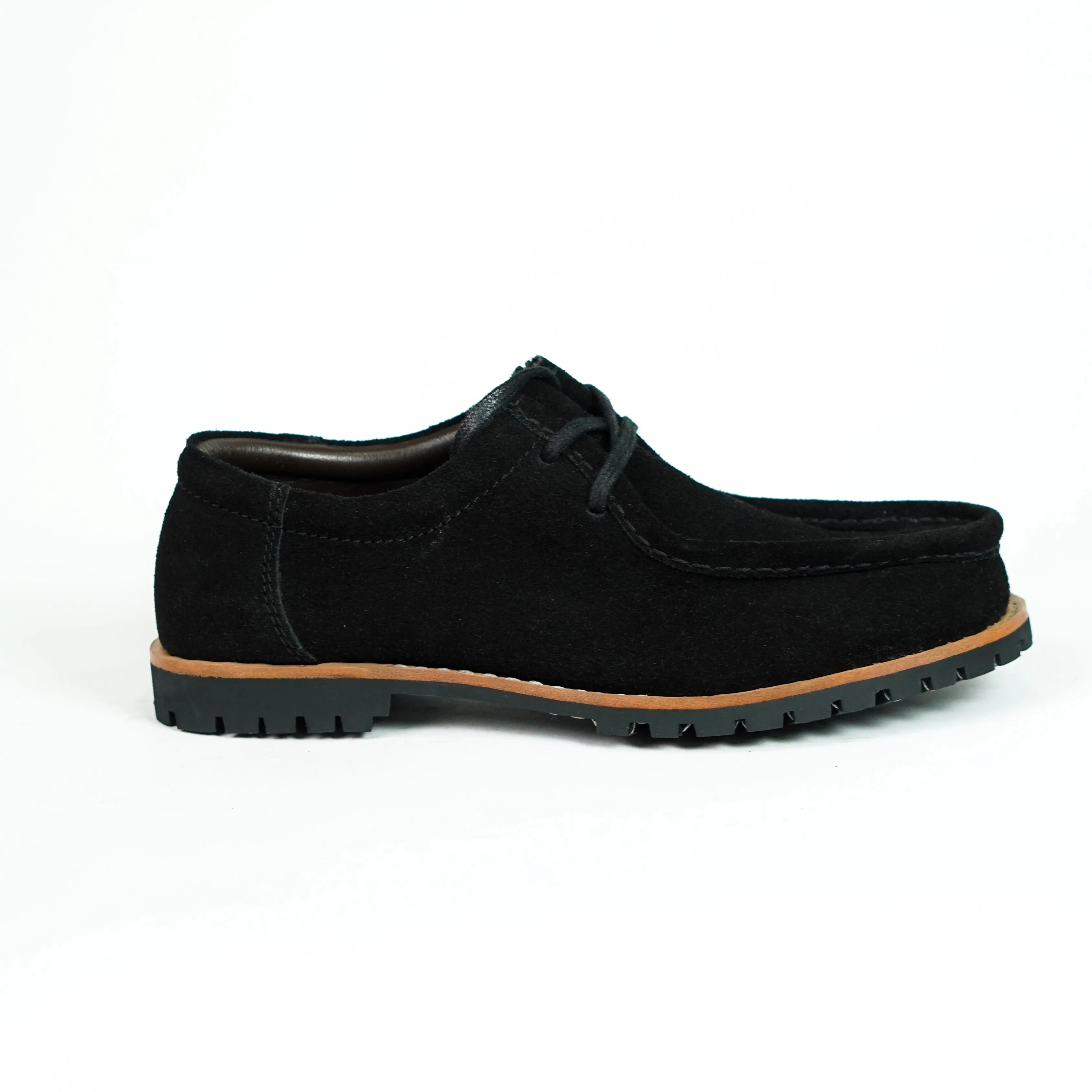 Strider Moc Shoe Suede (Phantom Black) Goodyear Welted