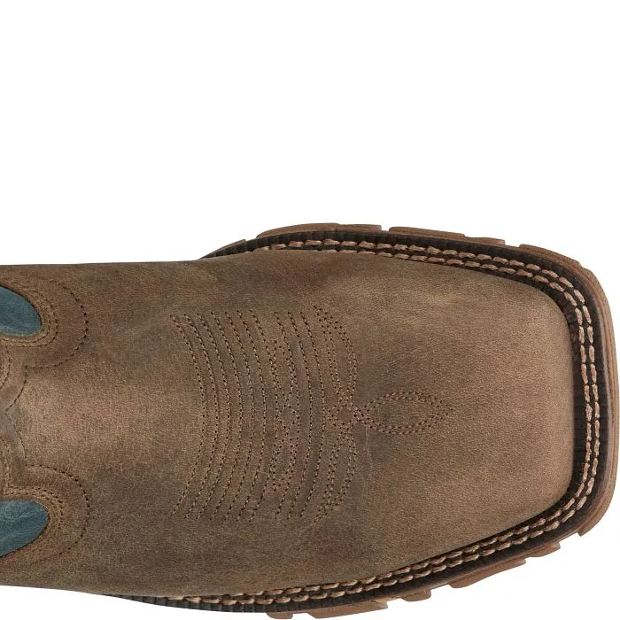 TONY LAMA ROUSTABOUT 11" STEEL TOE WATERPROOF WORK BOOTS