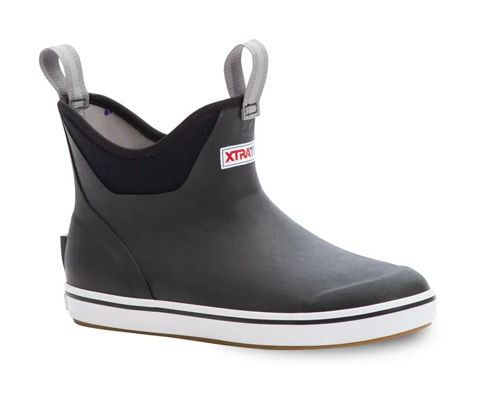 Womens Xtratuf 6 Inch Ankle Deck Boot Black