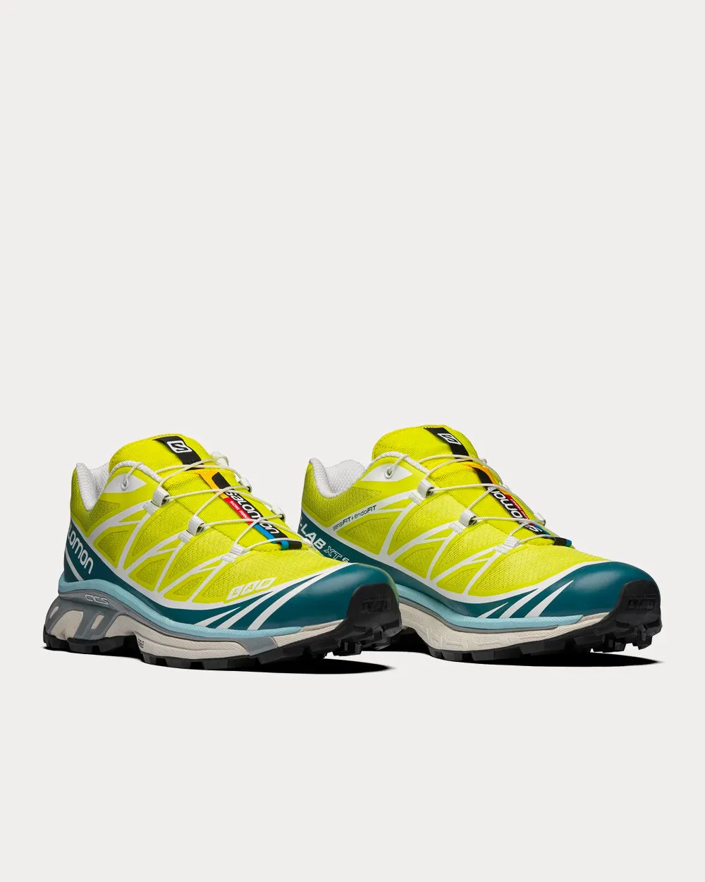 XT-6 Advanced Evening Primrose / Mallard Blue / Monument Low Top Sneakers